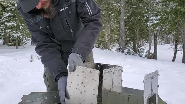 Building A Dakota Fire Pit With The StealthFyre Origin Survival Stove