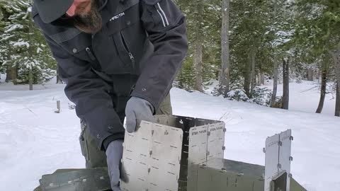 Building A Dakota Fire Pit With The StealthFyre Origin Survival Stove