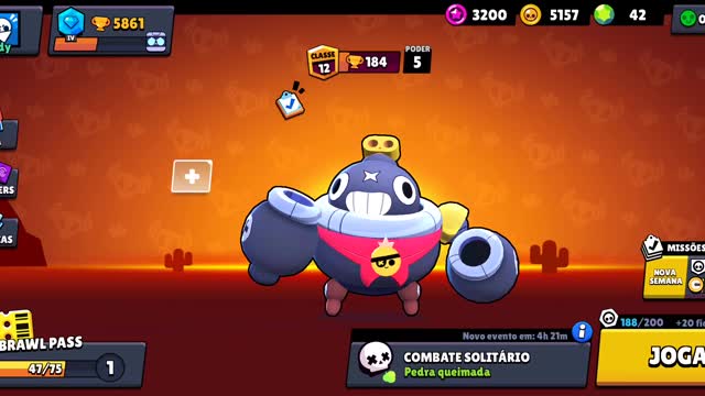 Brawl stars gameplay começando tudo de novo se bora