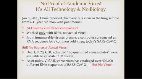 PCR Test Meaningless with Dr David Rasnick