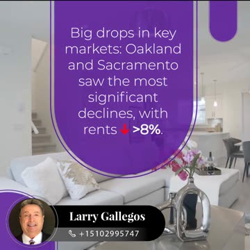 California: Rent Prices Drop in 7 out of 11 Major Cities