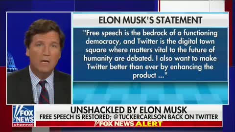 Tucker Carlson Deletes Tweet That Got Him Suspended, Pretends Elon Musk Restored His Account