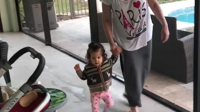 Mila and Iya in the Florida room