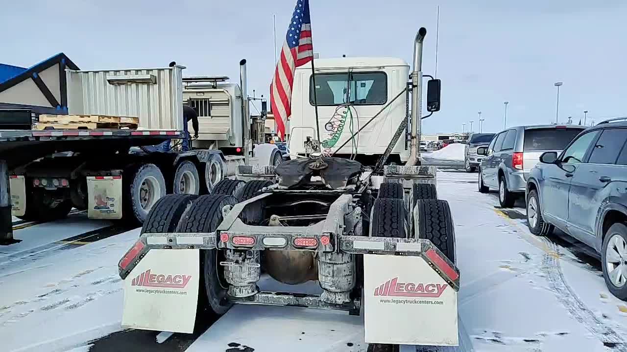 buffalo NY 2.13.2022 Convoy to Save America & stand united w the brave truckers in Canada