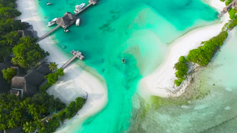 Boat in Beautiful Water Amazing Place Most Beautiful Island