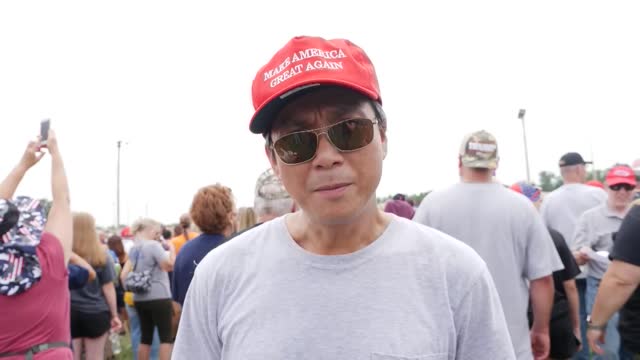 2024: Trump Rally Attendees Say if DJT Doesn't Run, They Want DeSantis