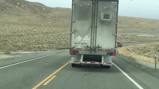 High Winds Tip a Semi