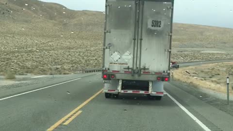 High Winds Tip a Semi