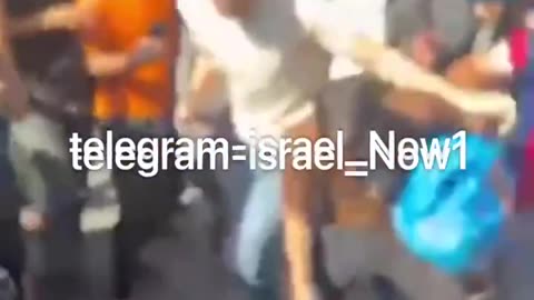 NOT HAMAS, Palestinians civilians stomp on body of Israeli father