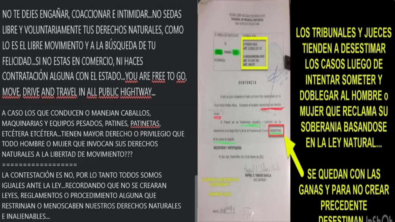 LOS TRIBUNALES Y JUECES TIENDEN A DESESTIMAR...