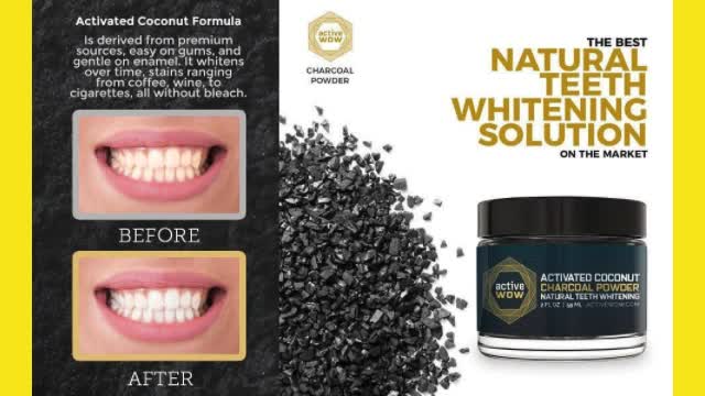 Charcoal teeth whitening review