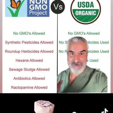 Non GMO Project vs. USDA Organic