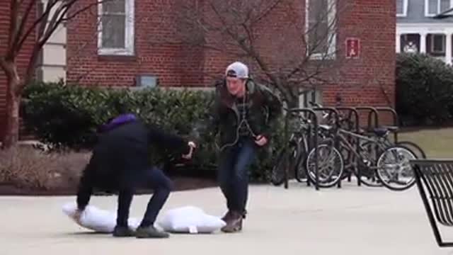 One way to wake them up 😅😂