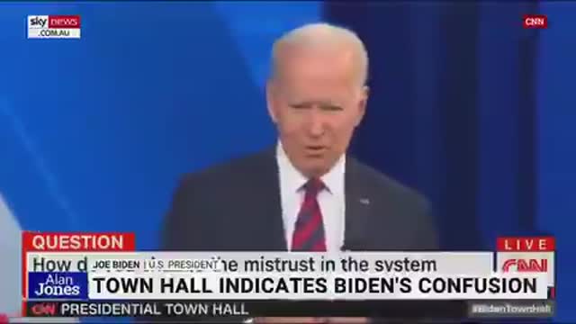 Joe Biden Blunders During Townhall