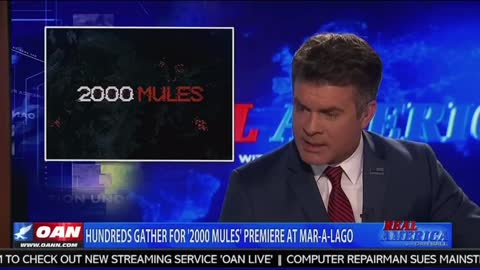 OAN talks about 2000 Mules and election fraud " proof " for 2020.