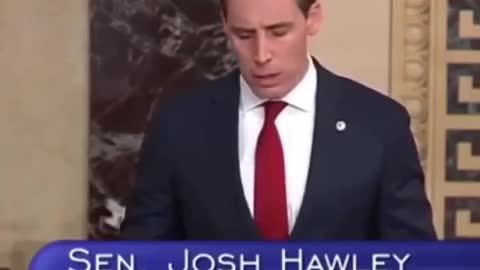 EVERY AMERICAN MUST HEAR: Sen. Josh Hawley Dropping Truth Bombs