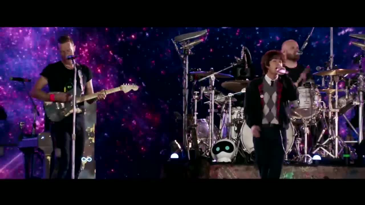 BTS Jin Perform Astronaut at Coldplay Concert In Argentina
