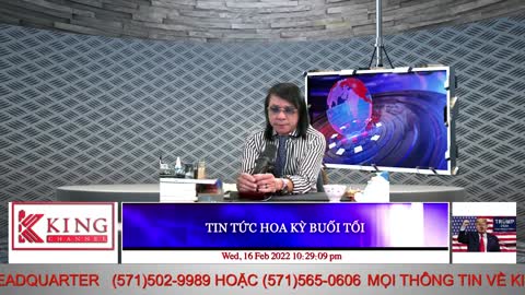 TIN TỨC HOA KỲ BUỔI TỐI - 02/16/2022 - The KING Channel