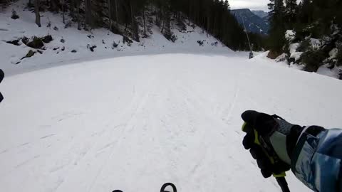 La Longia (Seceda-Ortisei), Val Gardena, Italian Dolomites - 9min of non-stop skiing