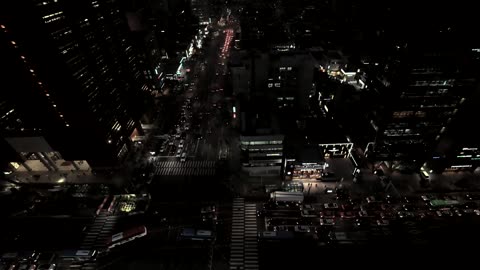 Seoul City Streets Road Night View Traffic Cars HQ