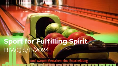 Sport für einen erfüllten Spirit