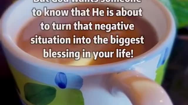 God wants someone to know this-