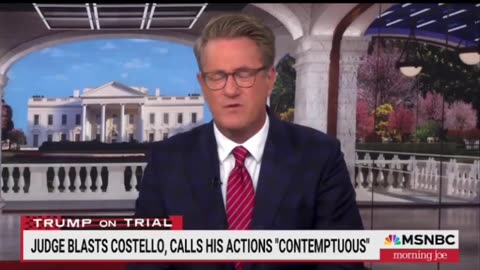 Morning Joe "has never seen this before." LOL