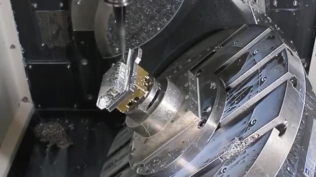 Five axis CNC machining