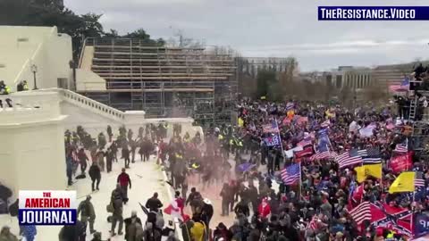 US Veteran Gives Riveting Account Of Facing Off Against Antifa On The Capitol Steps!