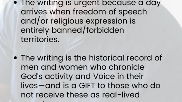Why I Write