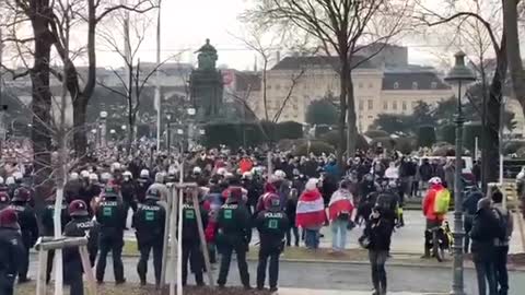 Vienna march "Peace, Freedom, Sovereignty" Jan 31, 2021