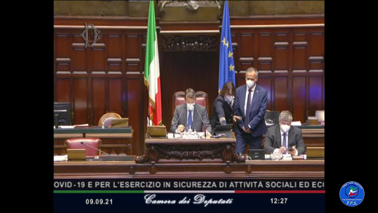 Intervento dell'On. Cunial alla camera il 09/09/2021