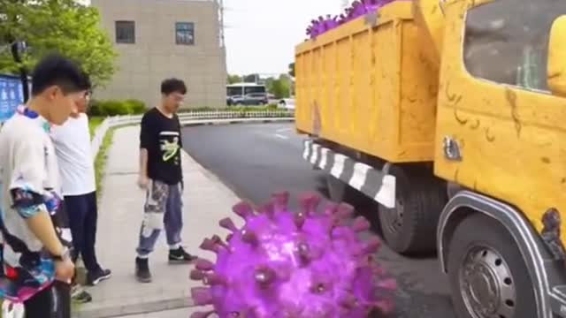 future technology according to the imagination -- CORONA VIRUS !!