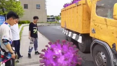 future technology according to the imagination -- CORONA VIRUS !!