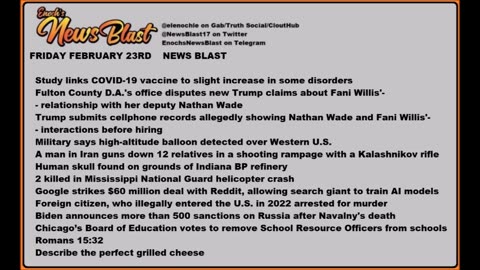 Enoch's News Blast