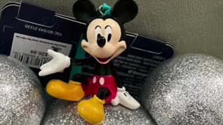 Disney Parks 2022 Mickey Mouse Icon Glass Ornament #shorts