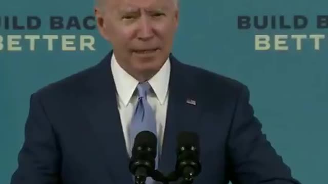 Biden: "Jobs up, wages up, unemployment down. That's progress,"