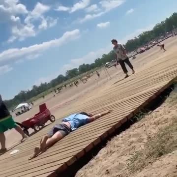 Man At Woodbine Beach Part 2