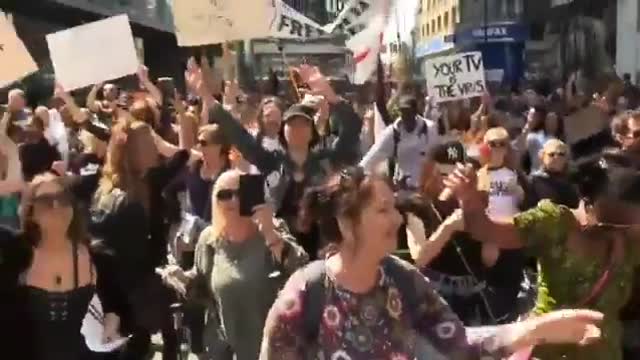 UK Lockdown Protests - EVERY LITTLE THING IS GOING TO BE ALRIGHT