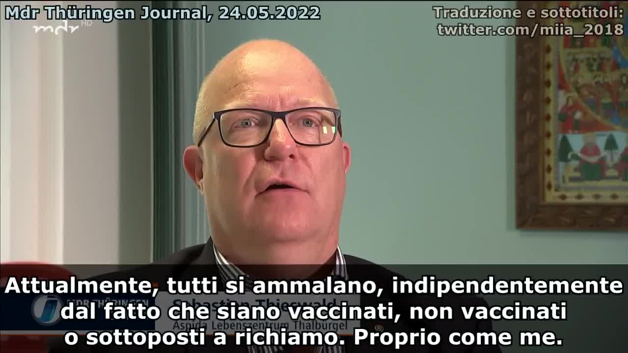 Servizio TG TV di Stato tedesca su rigetto ricorso contro obbligo vaccinale sanitari