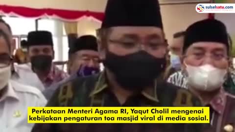 Viral, Pernyataan Menteri Agama Menyamakan Istilah Gonggongan Anjing Dengan Adzan