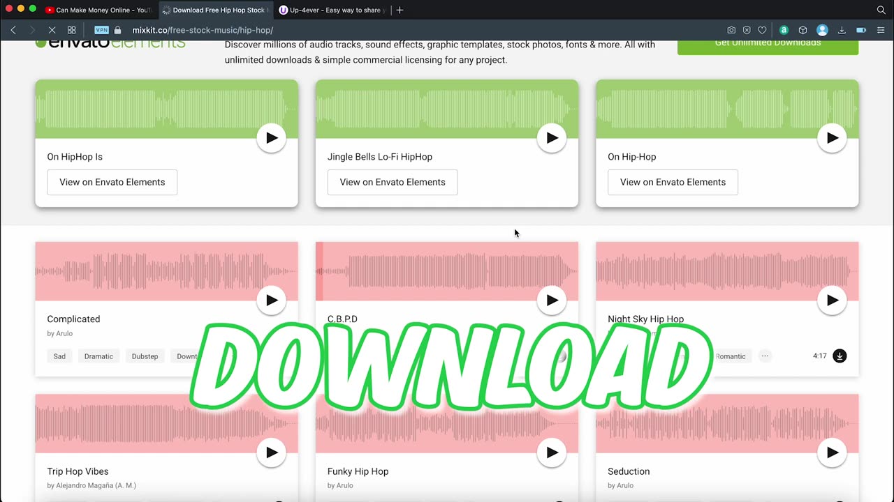 Listen to 10 songs and earn $360