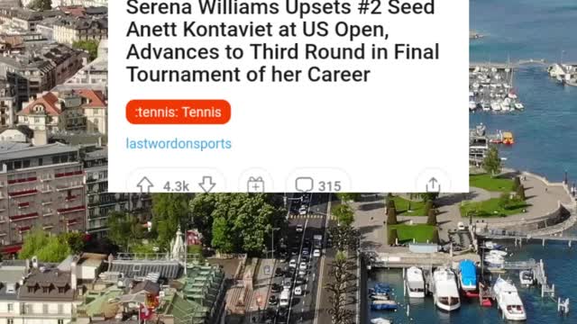 Serena Williams makes mistake in third round in final tournament of her career