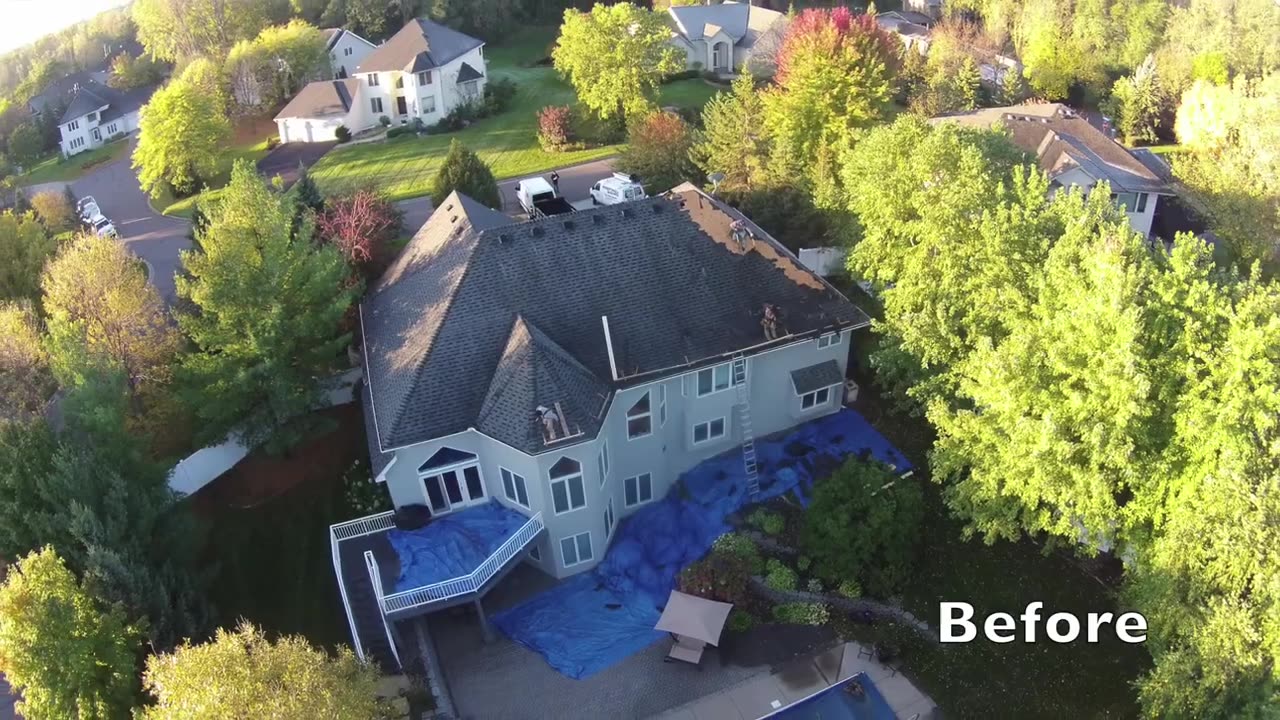 GAF Designer Shingles, "Woodland" "Canterbury Black", Minnetonka, MN