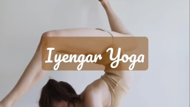 Iyengar yoga good in back pain and other injuries.