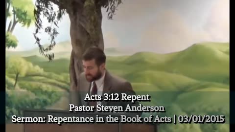 Acts 3:12 | Repent | Pastor Steven Anderson