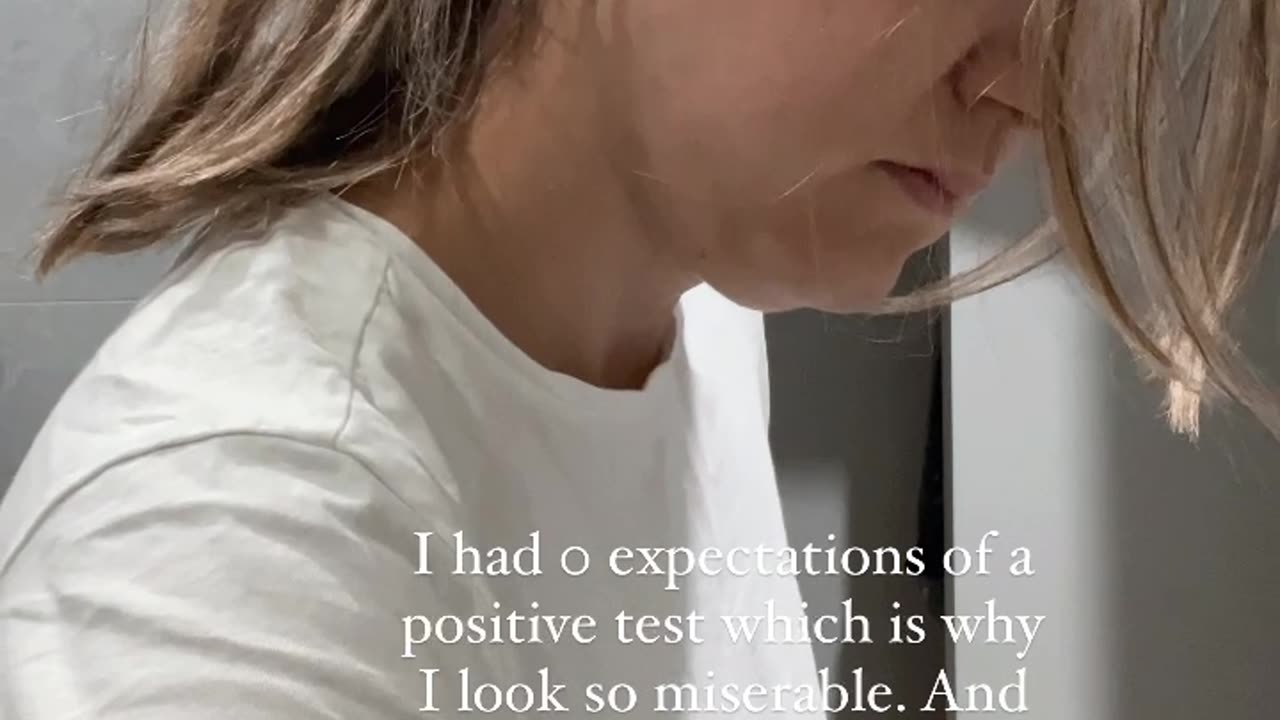 Video shows woman's emotional reaction to learning she was pregnant