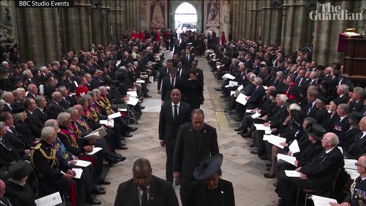 Queen Elizabeth II funeral at Westminster Abbey: key moments