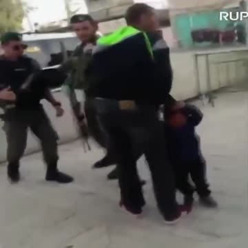 🚀Israelwar|Israeli soldiers break the arm of a 3-year-old Palestinian child|WRF