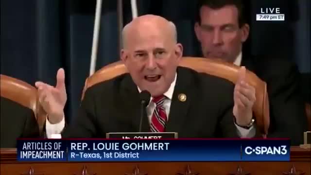 Louie Gohmert names alleged Ukraine whistleblower during impeachment debate